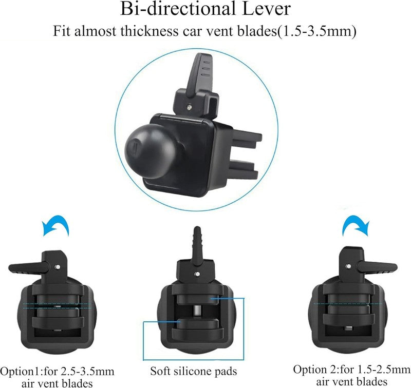 Universal Car Air Vent Phone Mount Holder 2 Pack for Phone & Smartphones4