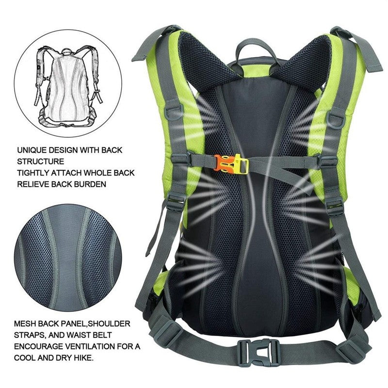 Hiking Backpack, Men Women Camping Backpack, Water Resistant Lightweight Outdoor6