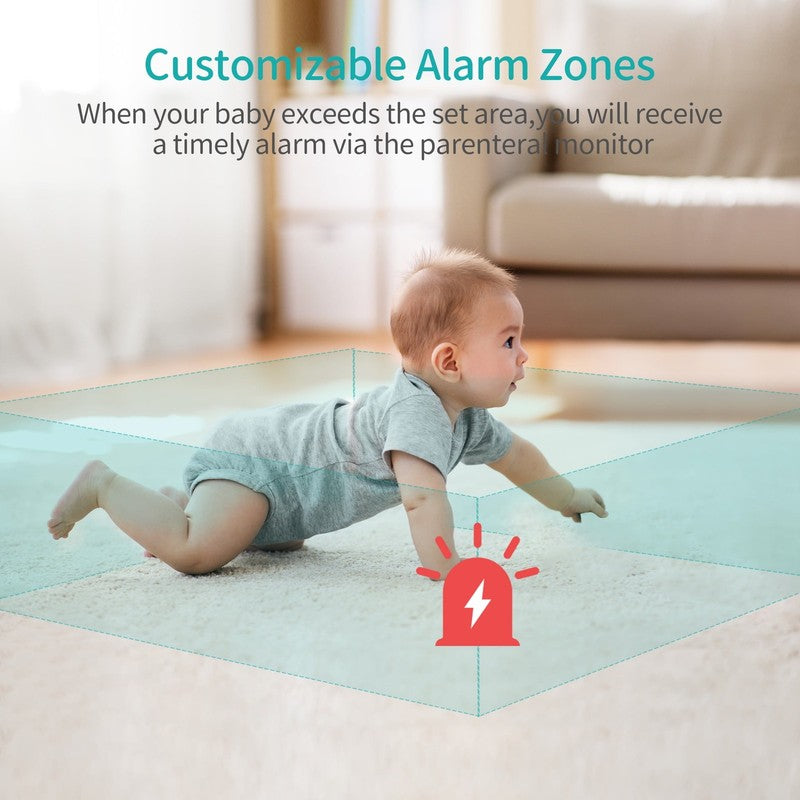 AI Smart 2.8 Video Baby Monitor  Camera & Audio with Cry Detection Night Vision1