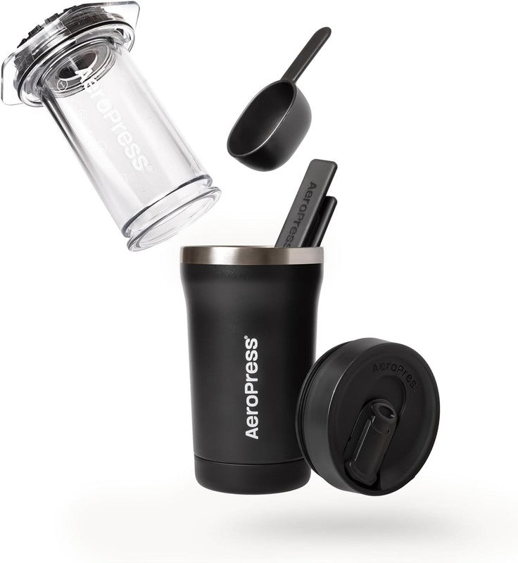Go Plus Portable Coffee Maker French Press Pour Over Espresso Travel Black2