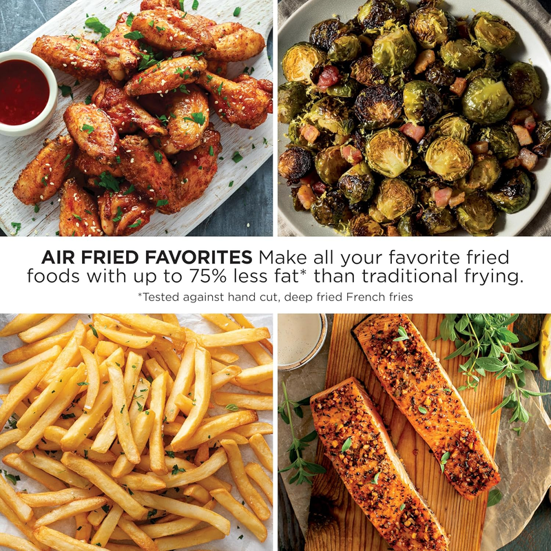 Ninja AF101 4QT Air Fryer 4 in 1 Roast Crisp Reheat Dehydrate Grey2