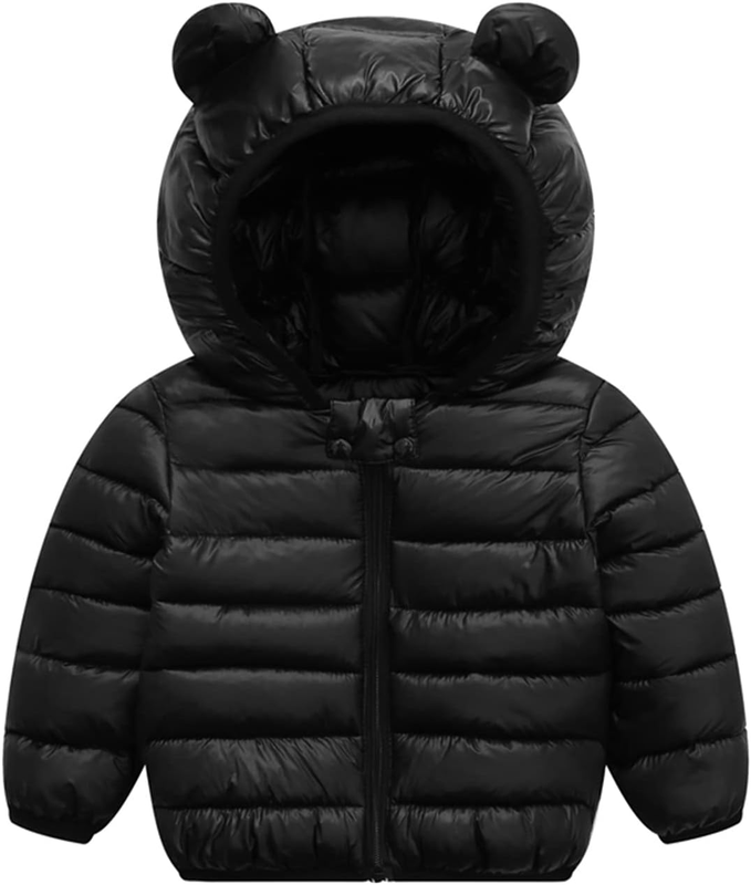 Baby Toddler Winter Coat Bear Hood Puffer Jacket 6M 3T Boys Girls Warm6