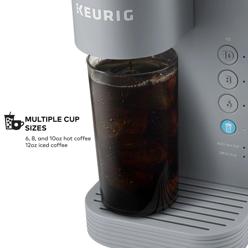K-Express Essentials Plus, Iced and Hot Single-Serve K-Cup Pod Coffee Maker, Gra4