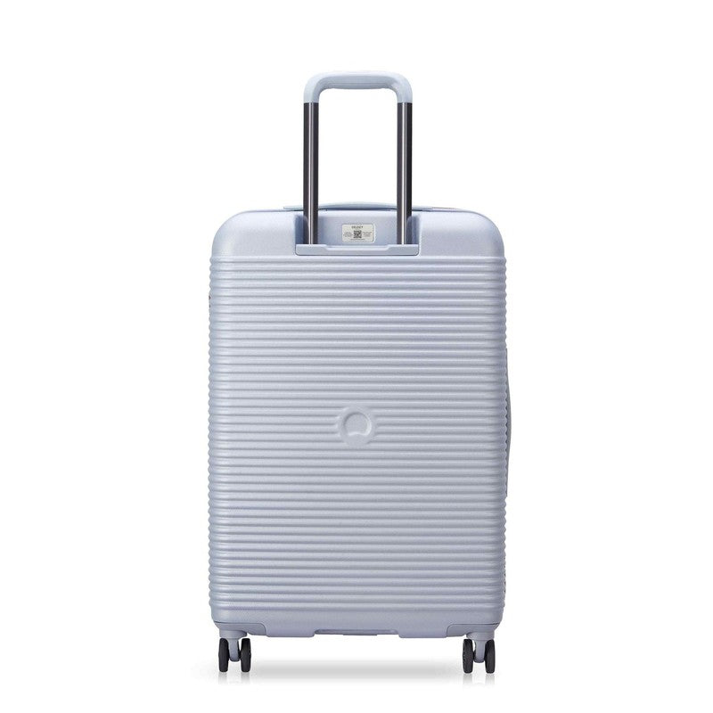Freestyle 24" Medium Checked Expandable Spinner Luggage, Platinum4