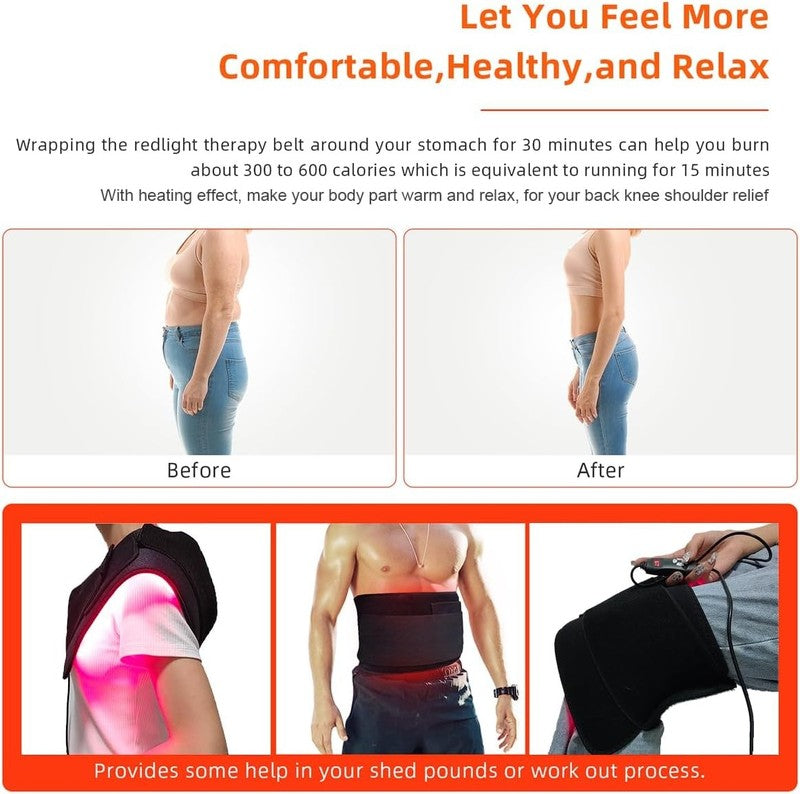 Red Light Therapy Infrared Light Therapy Pad for Body Pain NIR Deep Therapy for 1