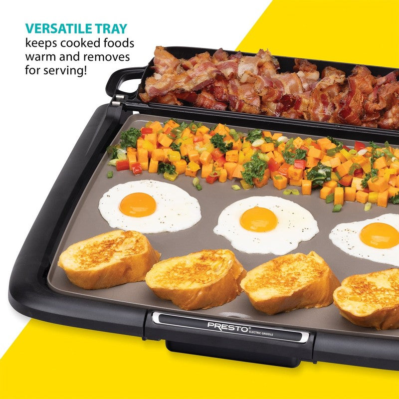 Ceramic Electric Griddle/Warmer Plus, Black 070242