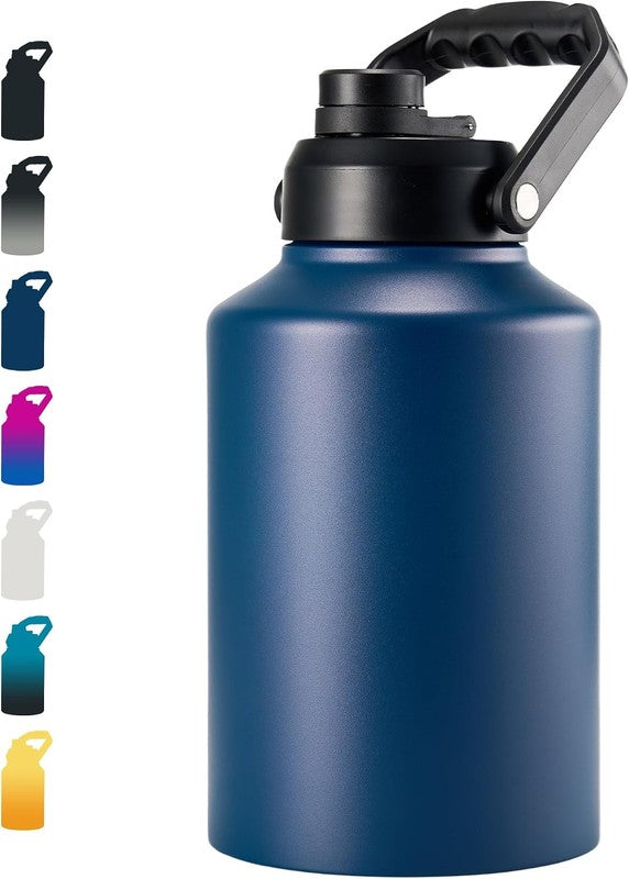 1 Gallon 128oz Stainless Steel Insulated Water Jug with Handle Vacuum Blue4