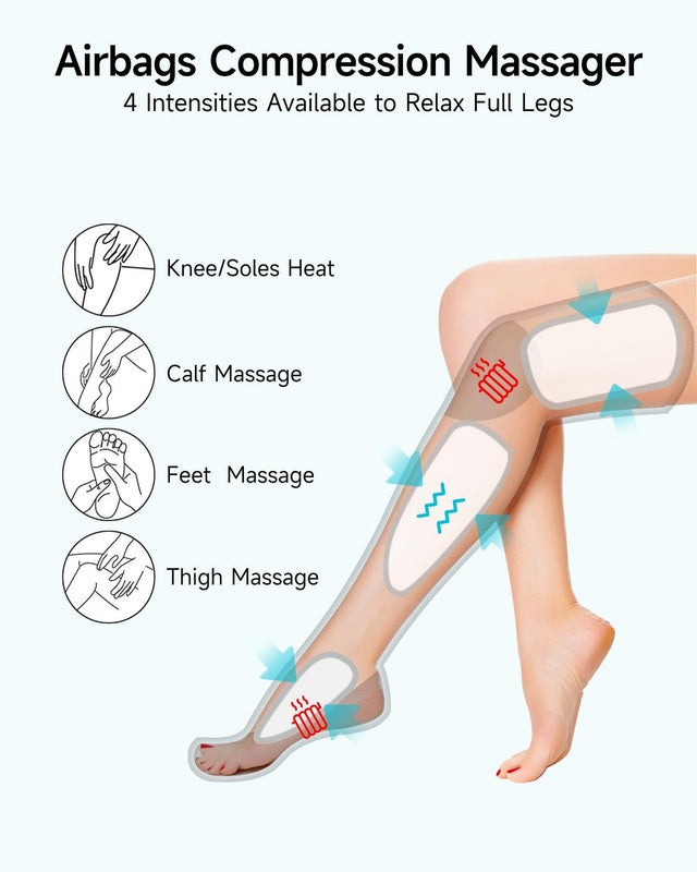 Leg Massager for Varicose Veins, Cramps, Heat & Modes, Gift for Men Women3
