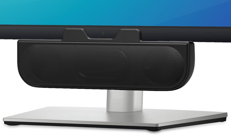 USB Computer Speaker for PC Monitor Loud Sound Bass Clamp with USB C Adapter9