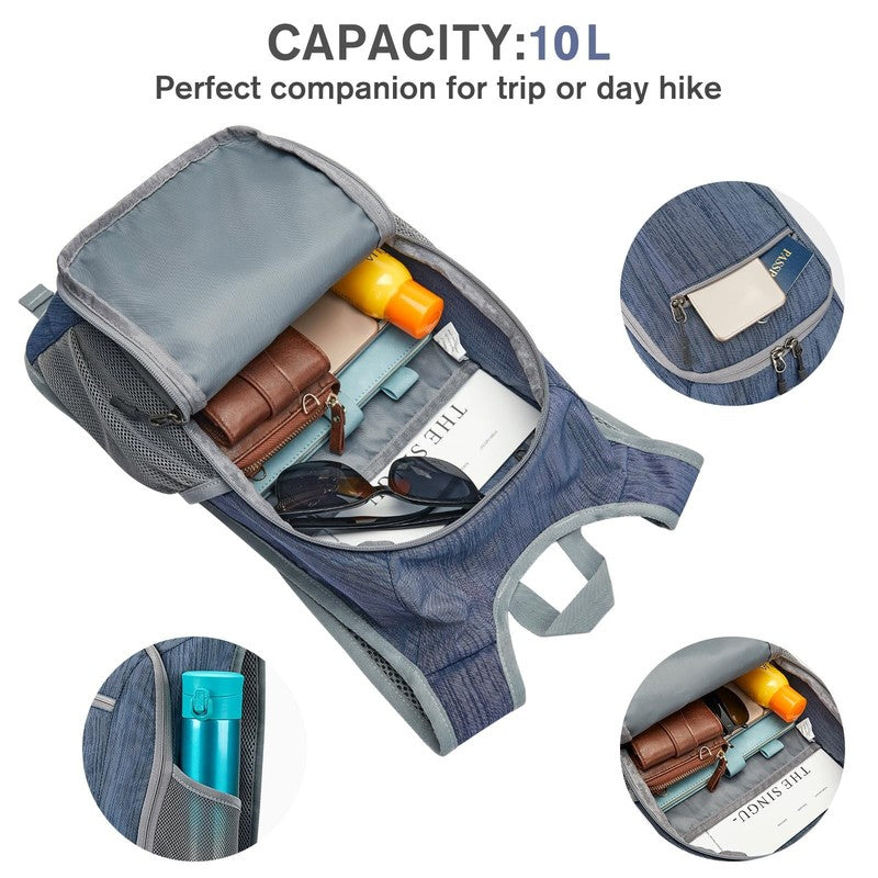 10L/15L/20L Hiking Backpack Lightweight Packable Hiking Daypack Small Travel Out6