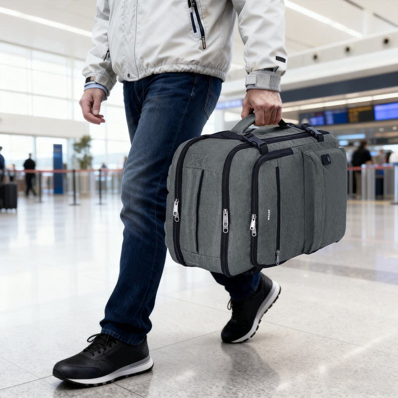 Business Travel Backpack Fits 17 Inch Laptop for Personal Item Bag 18X14X8 Clams6