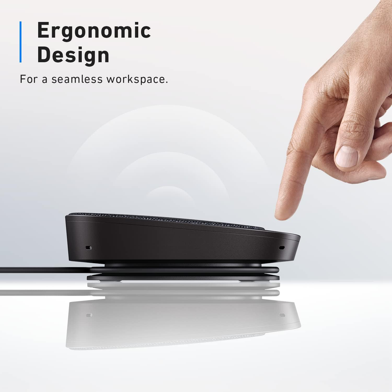 Powerconf S330 USB Speakerphone, Conference Microphone for Home Office, Smart Vo6