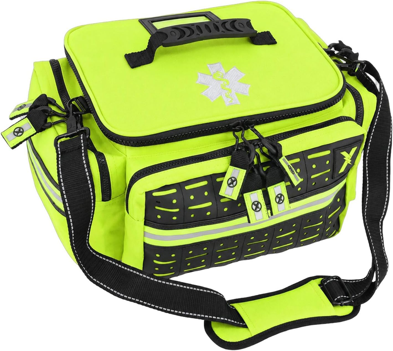 Lightning X EMT Bag LXMB25 Fully Stocked 240+ EMS Trauma Kit Fluorescent Yellow5