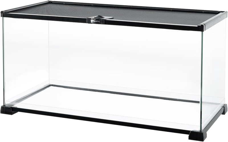 15 Gal Glass Reptile Tank 24"x12"x12" Medium Terrarium w/ Top Vent Gecko Snake0