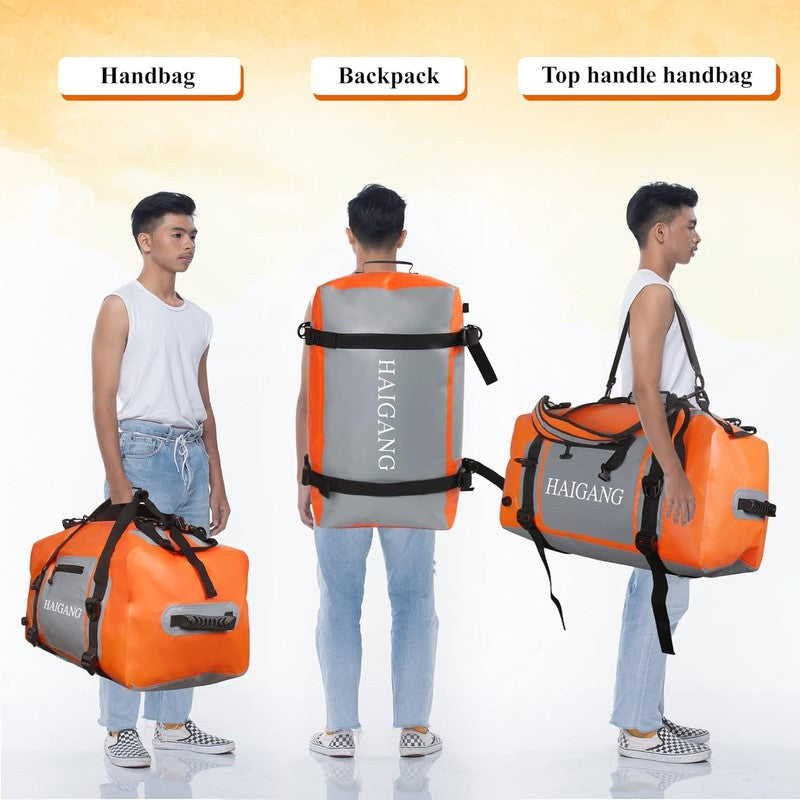 70L Waterproof Duffel Bag Travel Dry Bag, Large Capacity, Adjustable Thickened S2