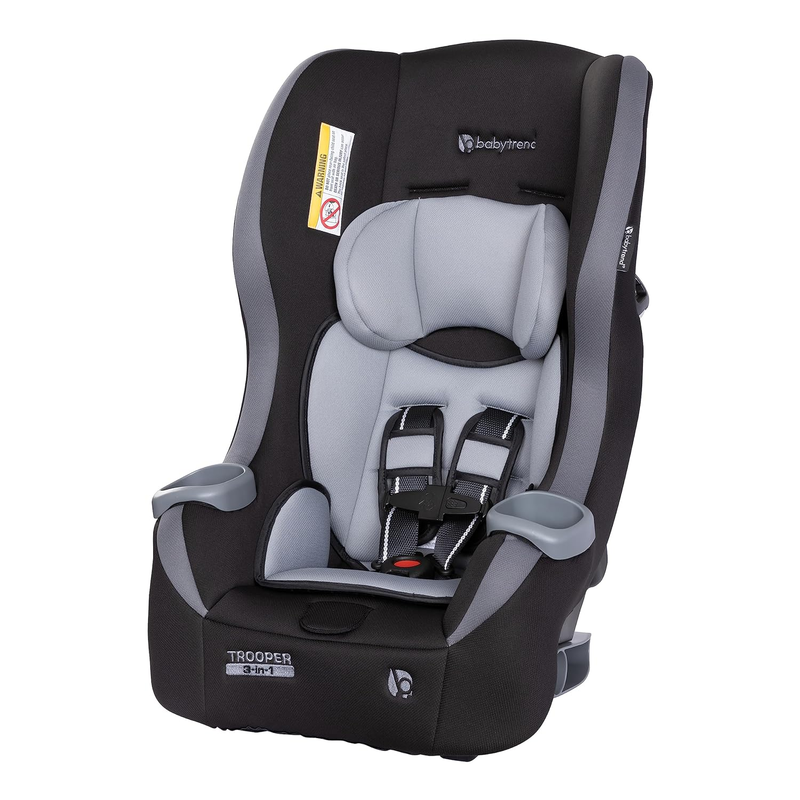 Trooper 3-In-1 Convertible Car Seat, Dash Black0
