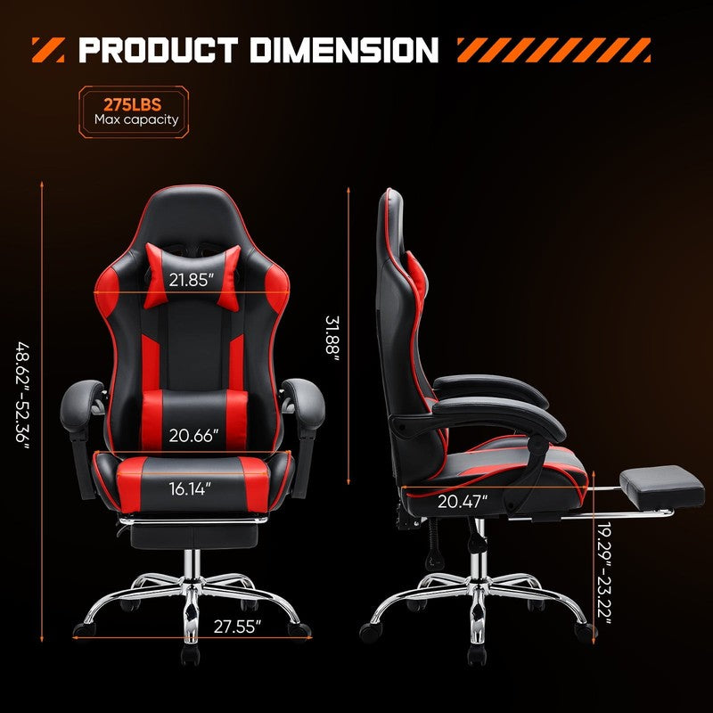 Comfort Gaming Chair, Ergonomic Design, Adjustable Features, Home Offfice Chair,3