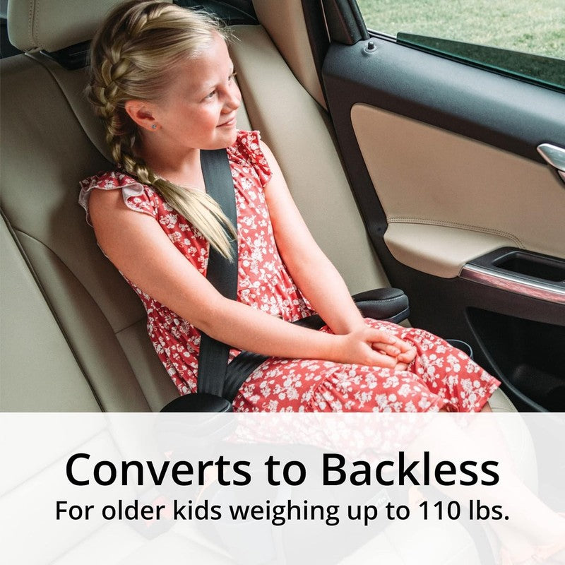 Kidfit Cleartex Plus 2 in 1 Booster Car Seat High Back/Backless 40 100lb Lilac4