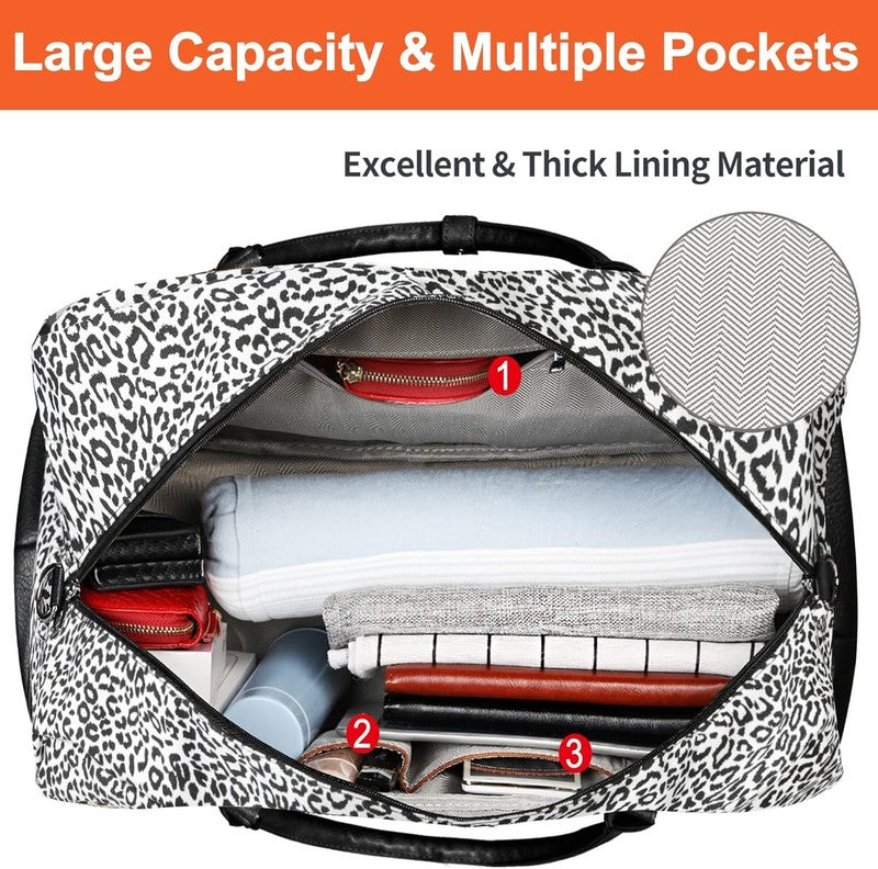 21in Women Weekender Duffle Bag 3Pc Set Carry On Travel Shoe Compartment6