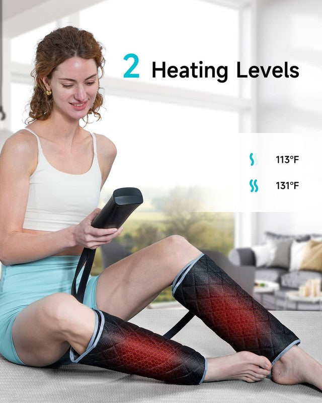 Leg Massager for Circulation, Air Compression, Heat, 6 Modes, Gift for Men Women3