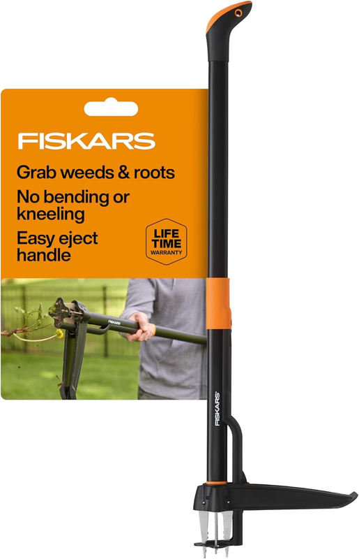 Ergonomic 39" 4-Claw Weed Puller Tool with Easy-Eject Mechanism0