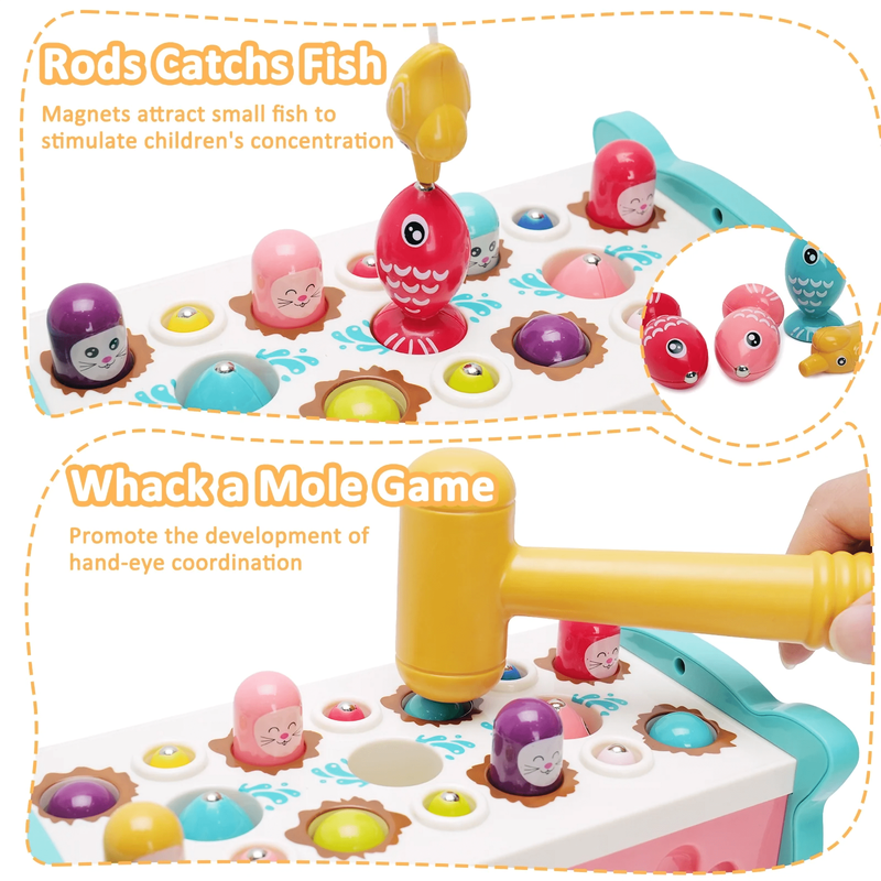 Montessori Learning Toys 8 in 1 Baby Sensory Toys Toddler Educational Gifts for 9
