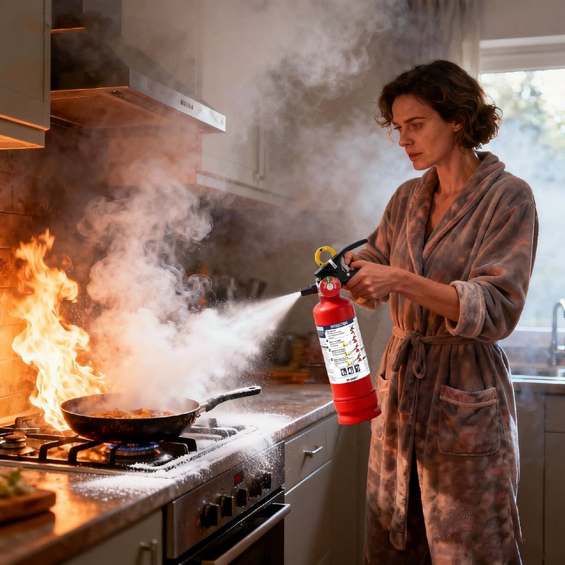 Fire Extinguisher for Home, ABC 2.5 Lb, 1 A:10 B:C, Quick Release Handle2