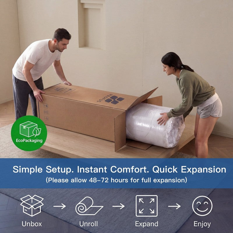 6 Inch Twin Mattress in a Box, Medium Firm Spring Hybrid Mattress for Kids Bunk 8