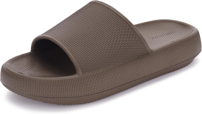 Pillow Slippers Women Men House Slides Cushioned Thick Sole Sandals10