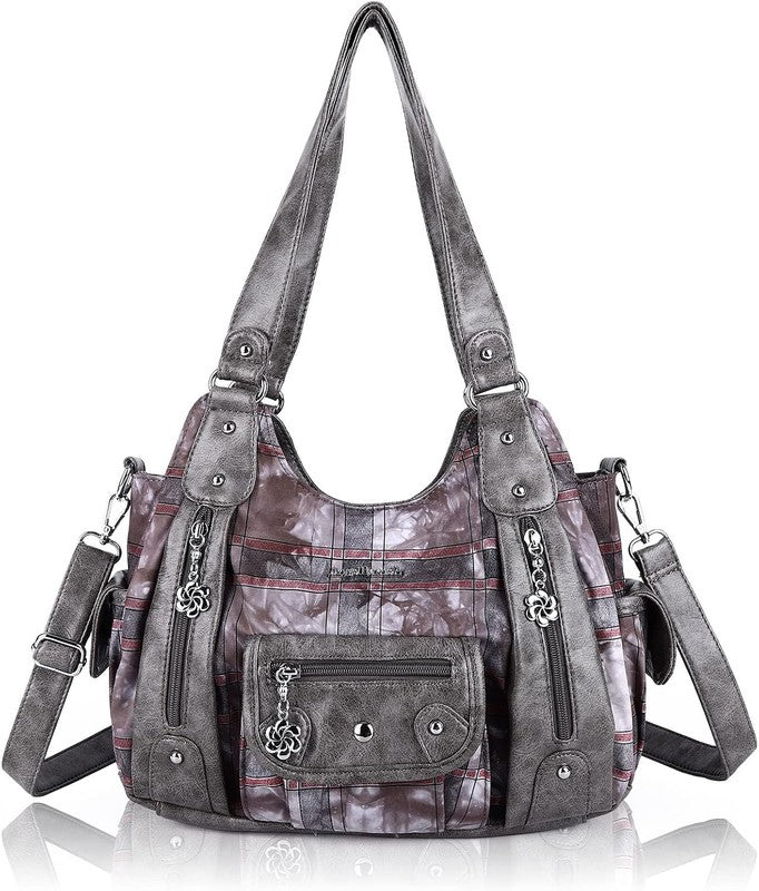 Women's Soft PU Leather Shoulder Bag Crossbody Purse Handbag1