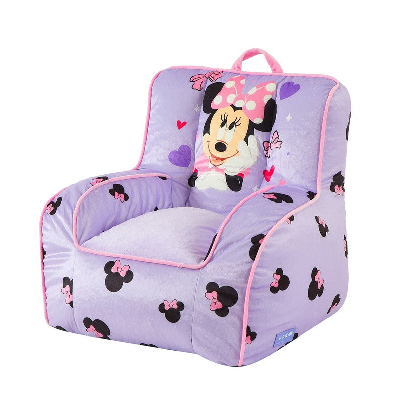 Minnie Mouse 18" Toddler Square Beanbag Chair, Purple2