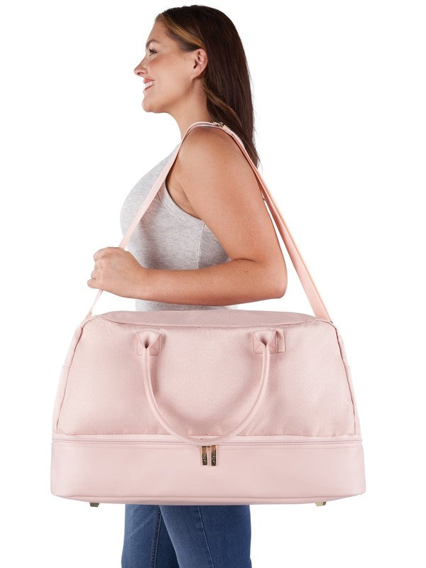 21-Inch Weekender Duffel Bag for Travel, Pink8