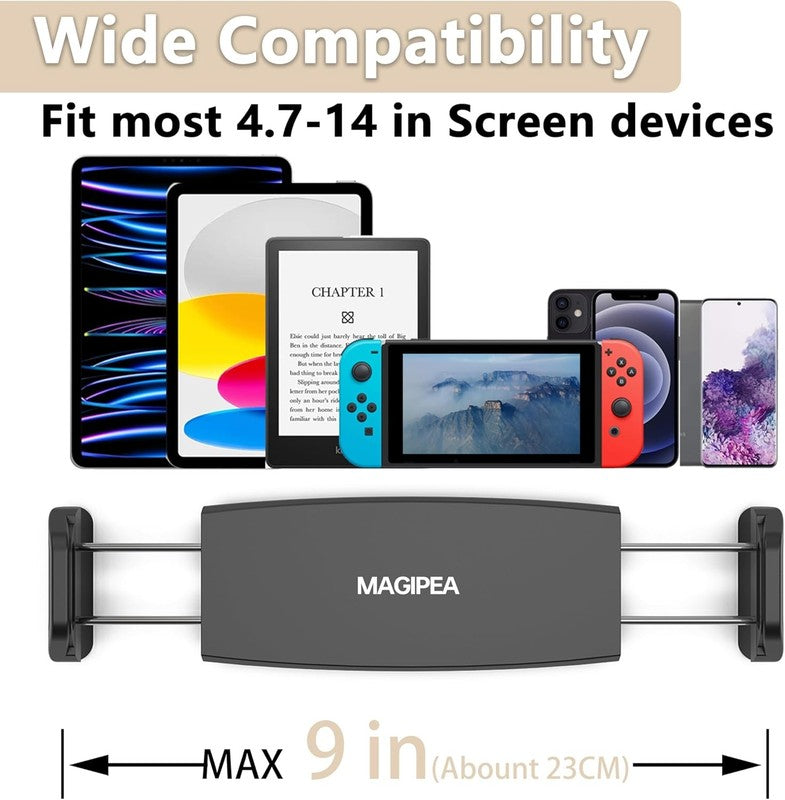 Flexible Gooseneck Tablet Stand Holder for iPad, Phone, Kindle, Switch   Black3