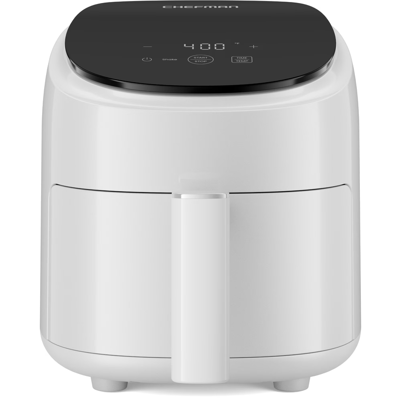 White 2 Qt Turbofry Digital Air Fryer Compact Quick Meal Dishwasher Safe10