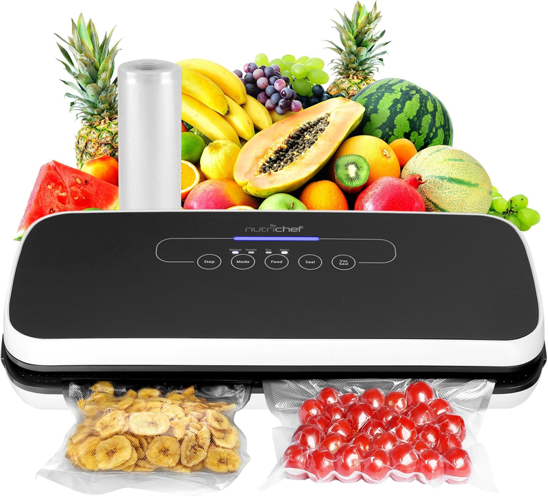 Automatic Vacuum Air Sealing System for Food Preservation with Starter Kit, Comp0