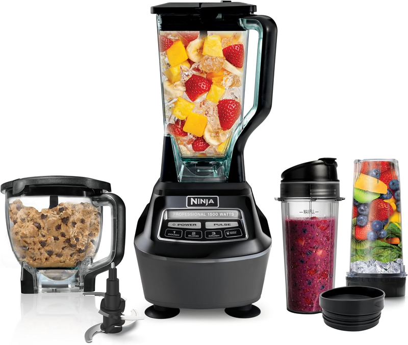 Ninja BL770 Kitchen System 1500W Blender Food Processor Set Black11