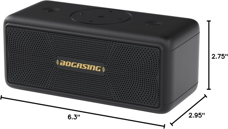 M5 Bluetooth Speaker 40W, 30H Playtime, IPX7 Waterproof, TWS, USB, Black8