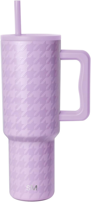 40oz Stainless Steel Insulated Tumbler Handle Travel Mug Cup Purple6