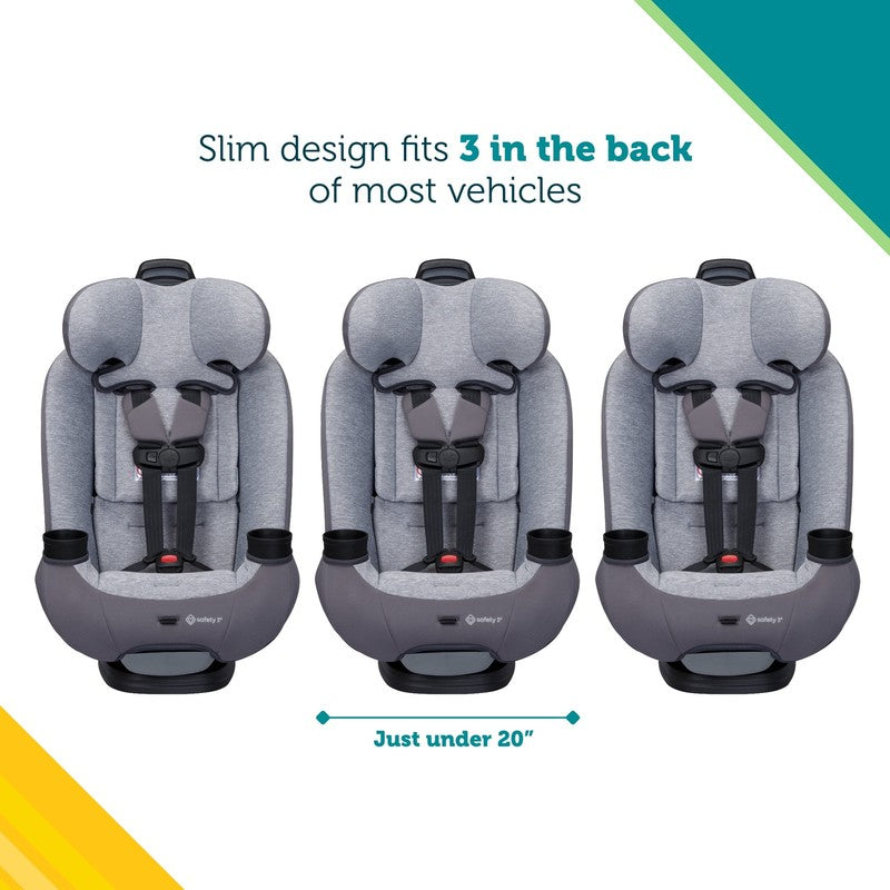 Quickfit All-In-One Convertible Car Seat, Cirrus, Gray4