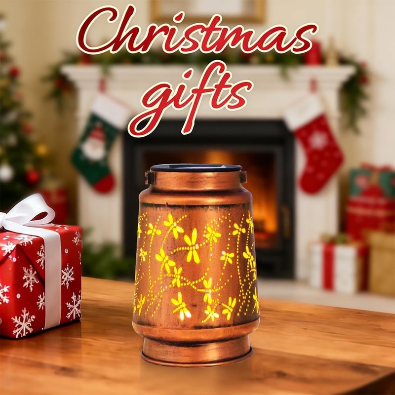 Dragonfly Birthday Gifts for Women Mom Grandma Solar Lanterns Outdoor Waterproof1