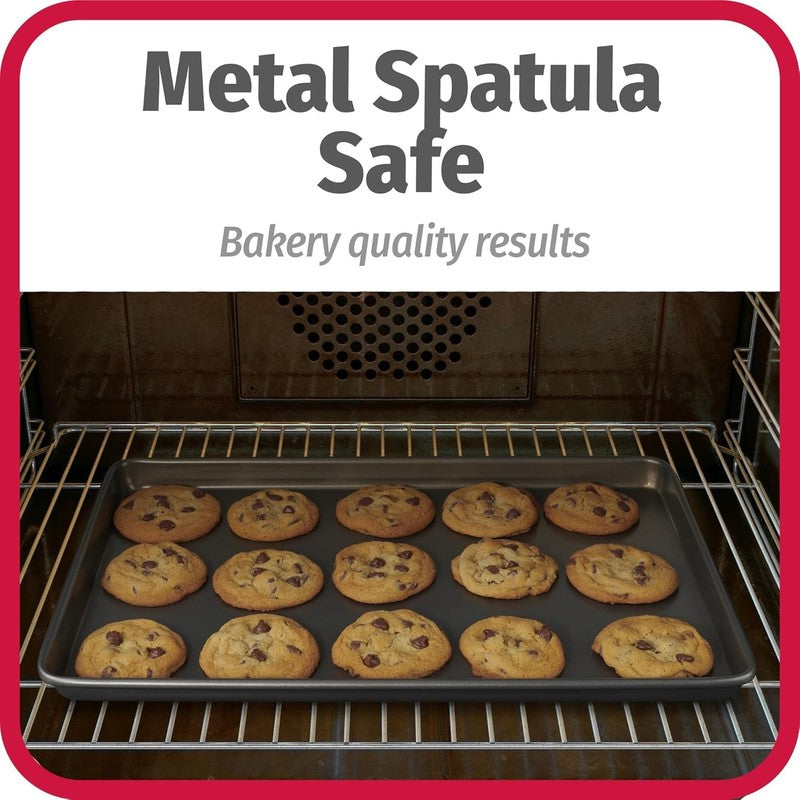 Everyday Nonstick Baking Sheet Set, 3 Pack Includes One Small, Medium & Large Pa6