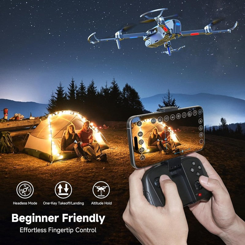 Drones with Camera for Adults 4K Brushless Motor Drone for Kids Beginners, FPV F6