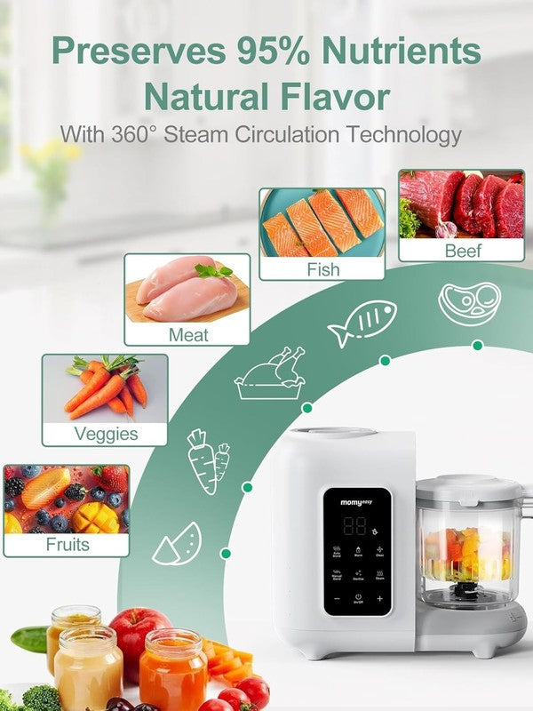 Baby Food Maker Steamer Blender Chopper Auto Cooking Touch Self-Clean BPA-Free6