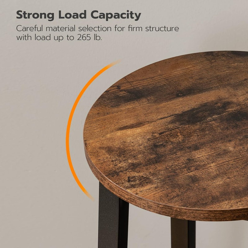 Bar Stools, Barstools Set of 2,Counter Height Barstools, 24.8" Bar Stools for Ki6