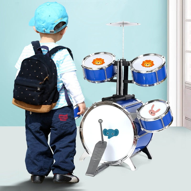 Kids Mini Drum Set for Toddlers Beginners Drum Set,5 Drums Percussion Set with C7