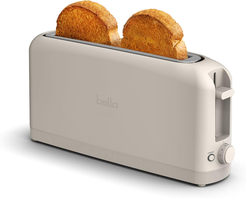 2 Slice Slim Toaster, Fits Anywhere  Kitchenware, 6 Setting Shade Control with R11