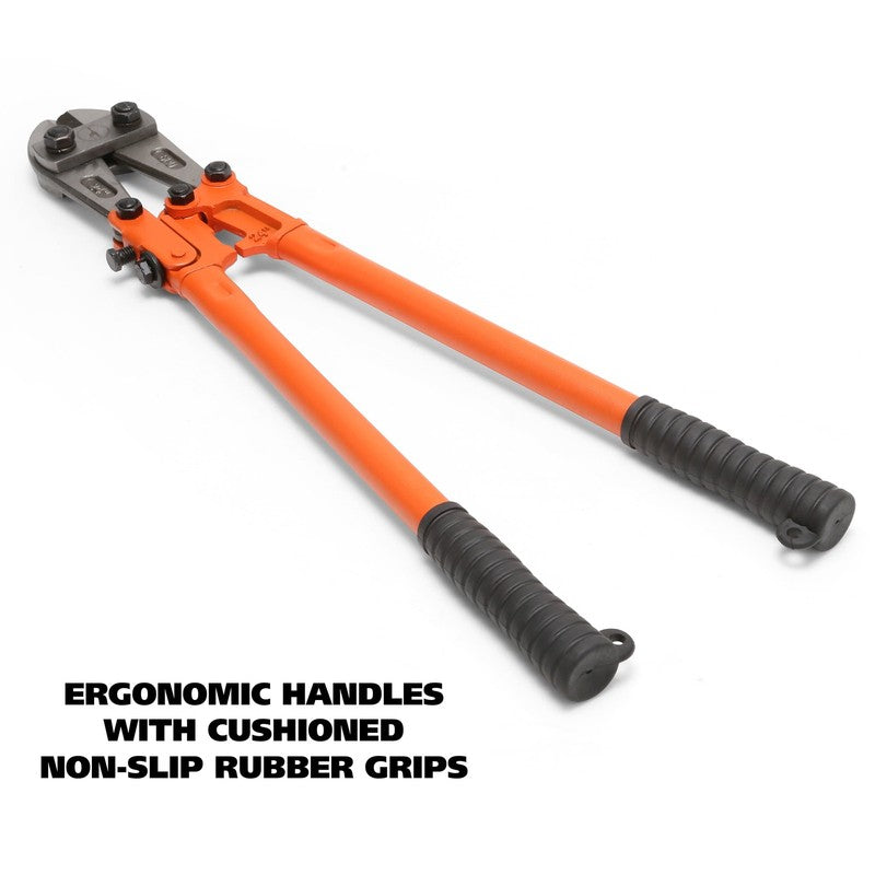 Steel Bolt Cutters, Orange, 24 Inch3