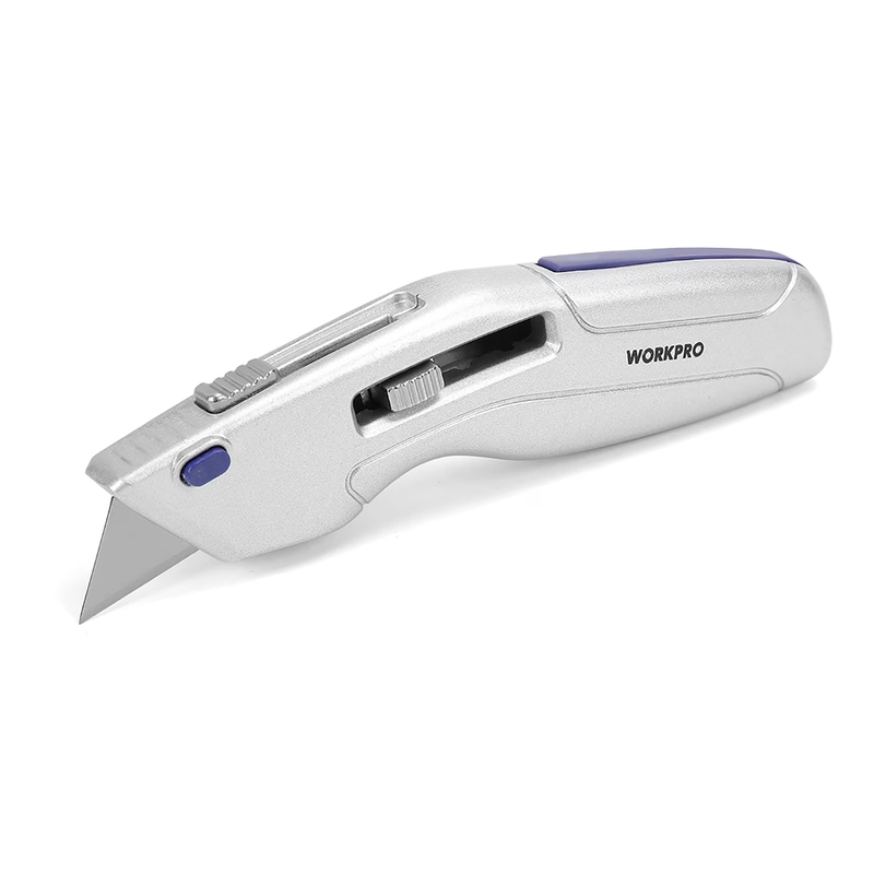 Retractable Utility Knife and Self Retracting Safety Box Cutter 2 In 1 with 21