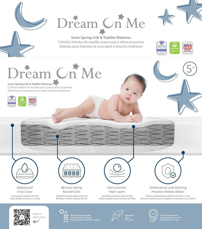 Twilight Spring Crib and Toddler Bed Mattress, Green2