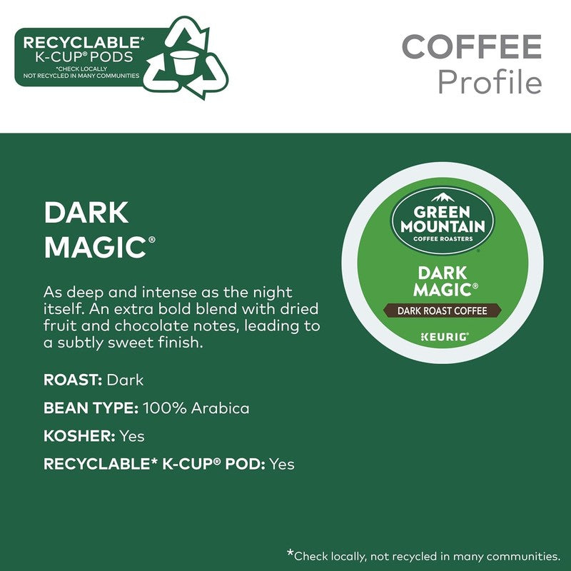 Dark Magic Coffee, Keurig Single-Serve K-Cup Pods, Dark Roast, 96 Count2